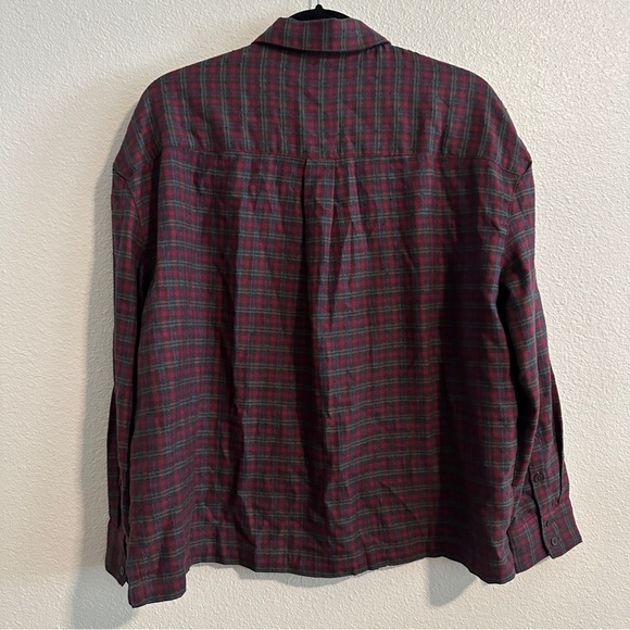 Madewell Plaid Shirt Size Medium - Picture 4 of 9